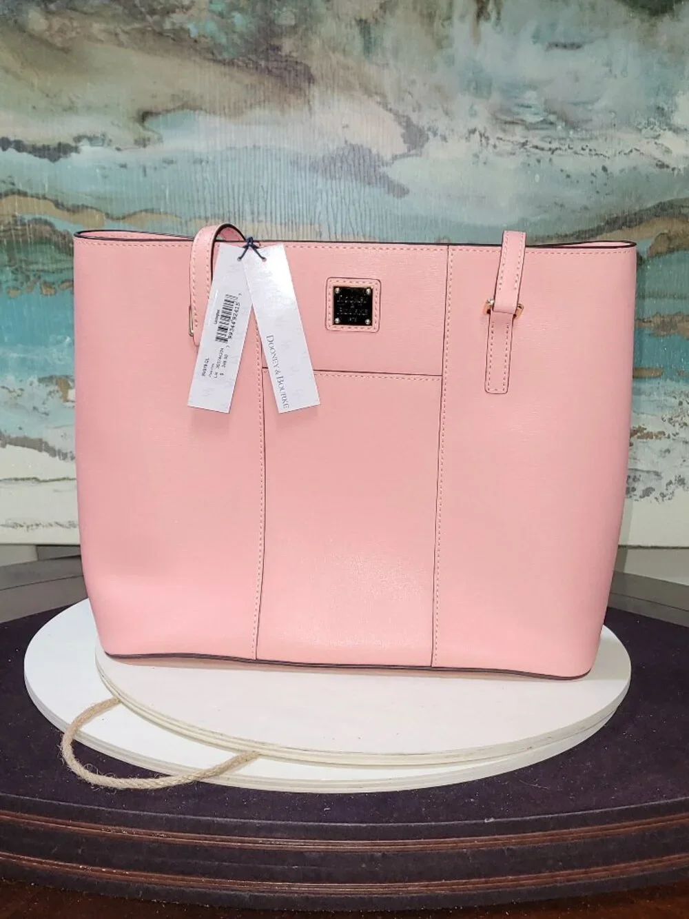 Dooney & Bourke Lexinton Shopper Pink Saffiano Leather  [Item #HL12]